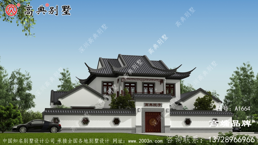 大戶型中式庭院別墅一家人住最合適不過了