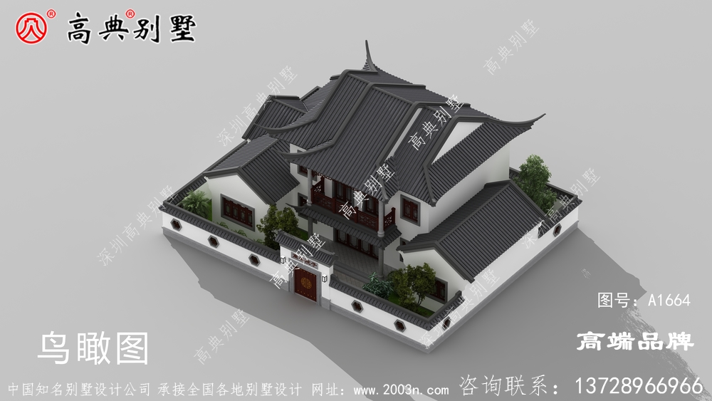大戶型中式庭院別墅一家人住最合適不過了