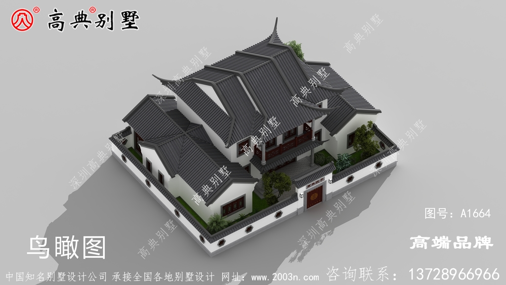 大戶型中式庭院別墅一家人住最合適不過了