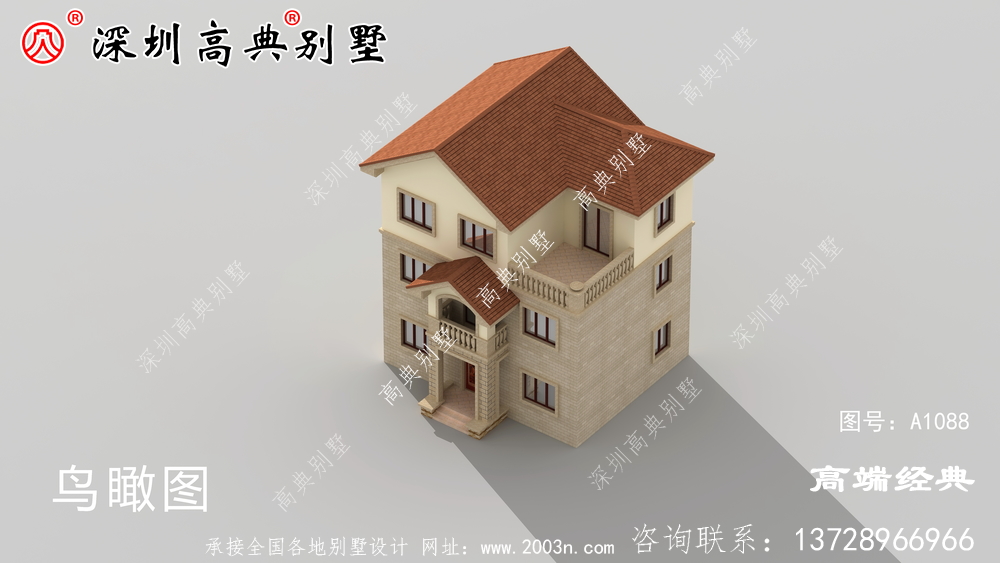 好看又實用的三層別墅設計圖，外觀新穎，戶型與眾不同