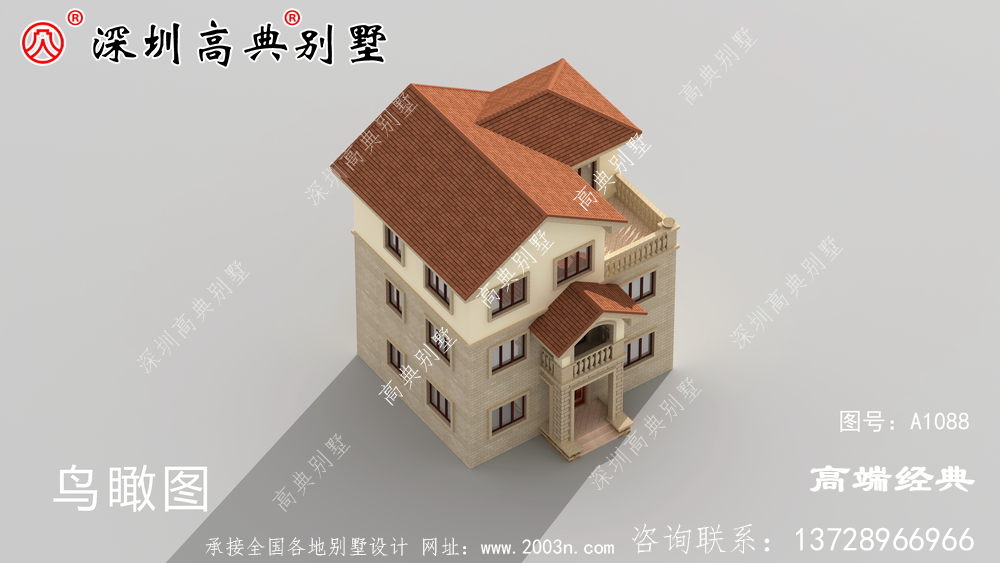 好看又實用的三層別墅設計圖，外觀新穎，戶型與眾不同