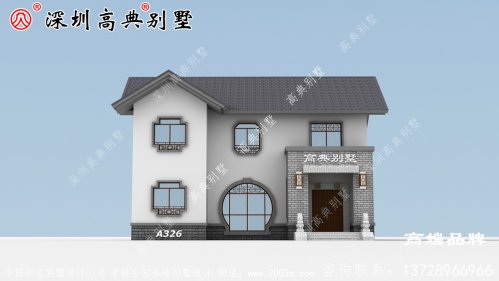 新中式別墅設(shè)計(jì)圖，優(yōu)雅大氣