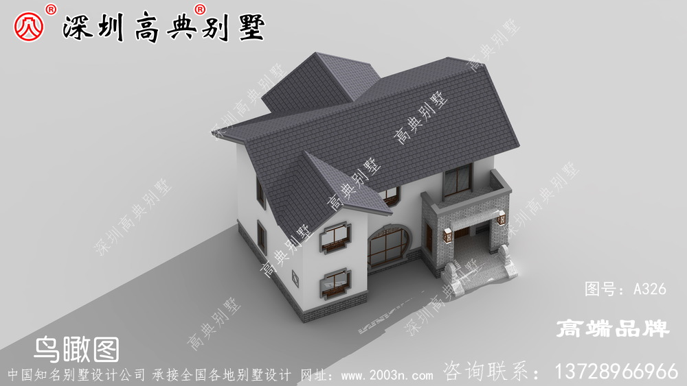 新中式別墅設計圖，優雅大氣