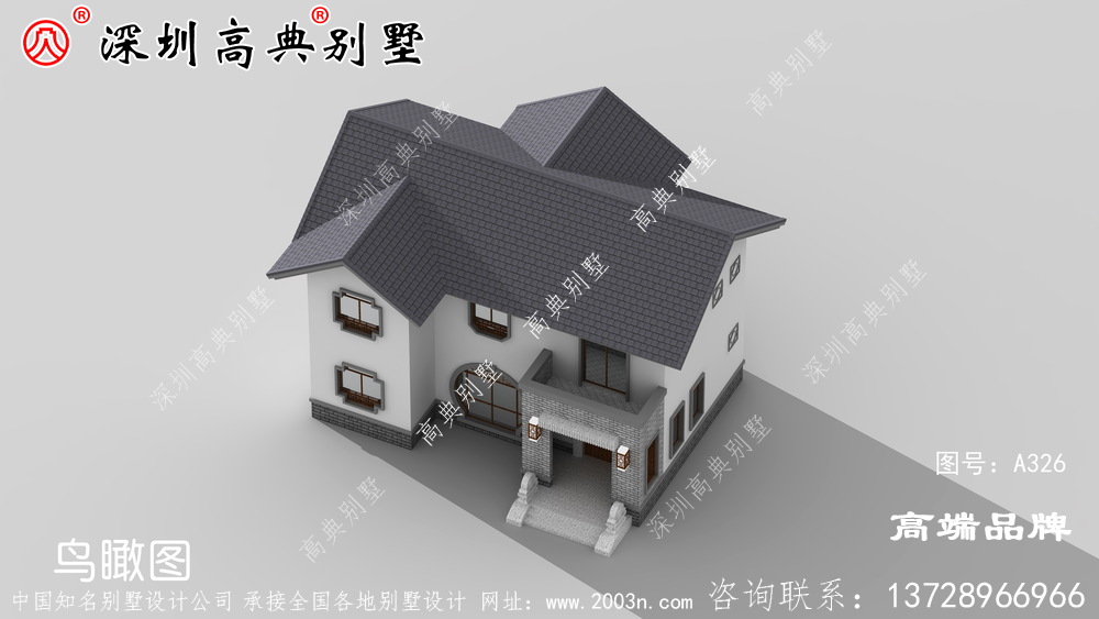新中式別墅設計圖，優雅大氣