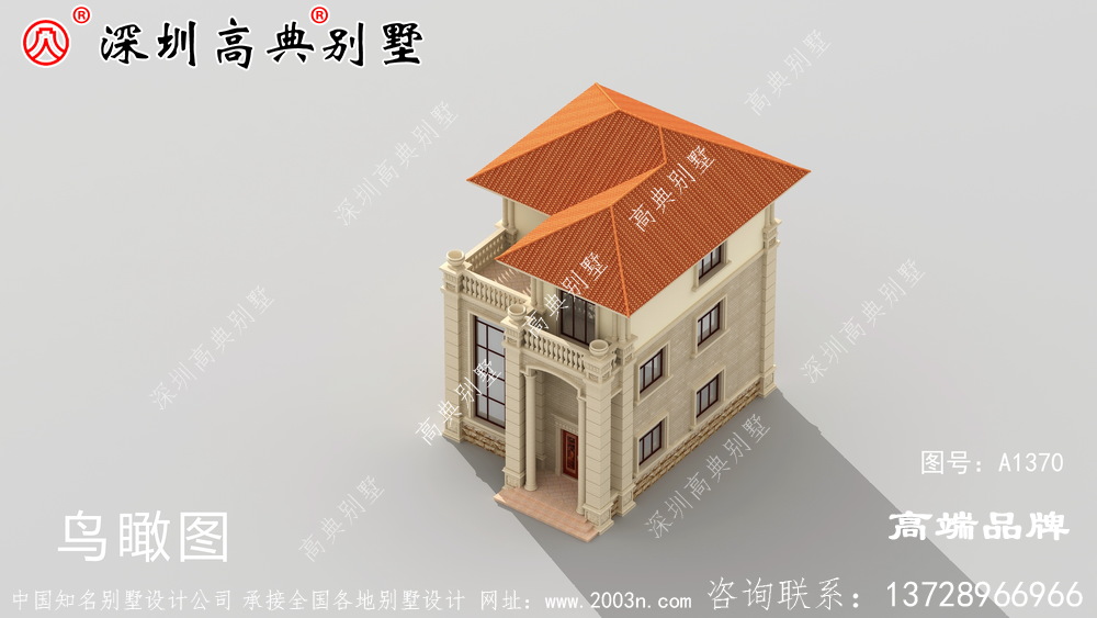 別墅設計圖，外觀漂亮，簡單大方，方便實用