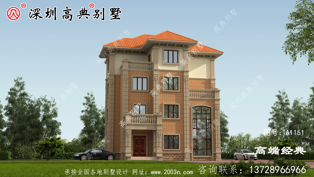 最新歐式四層自建房外觀圖，不僅外觀美觀，室內(nèi)布局也特別好。