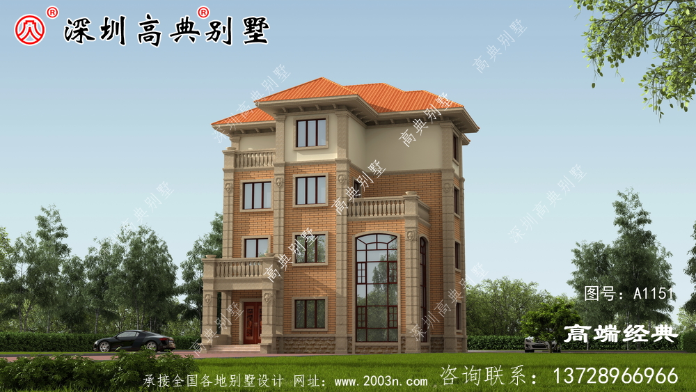 最新歐式四層自建房外觀圖，不僅外觀美觀，室內(nèi)布局也特別好。