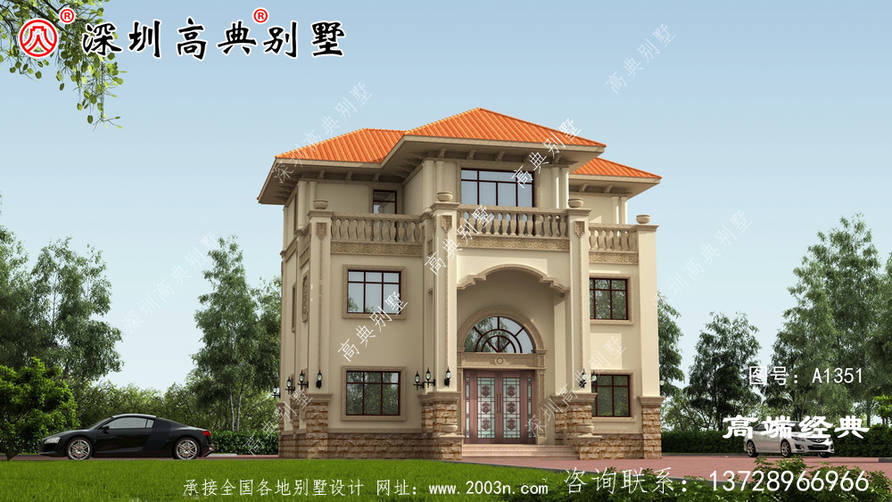 農村二層半小戶型別墅設計圖,建一棟絕對是人生贏家
