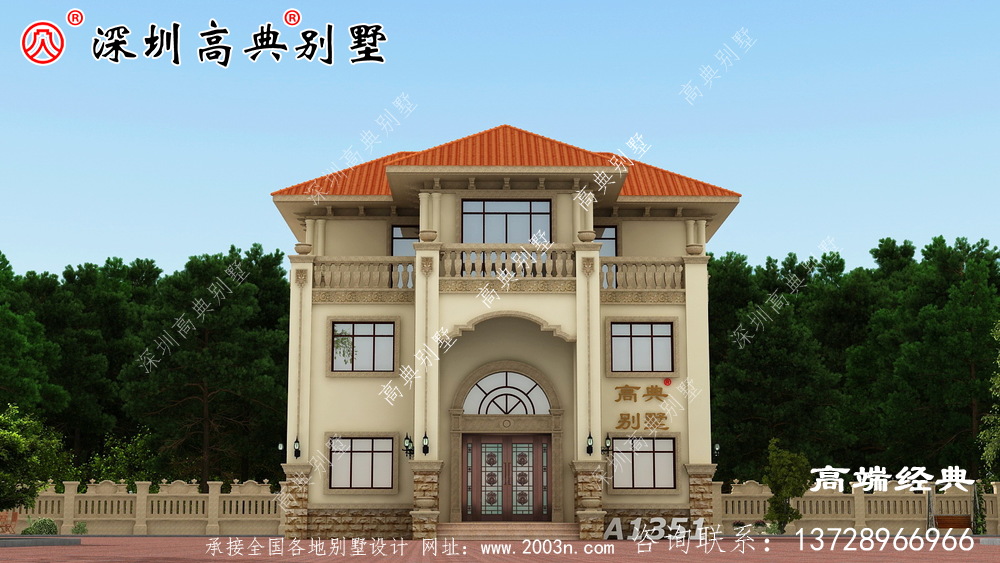 農村二層半小戶型別墅設計圖,建一棟絕對是人生贏家