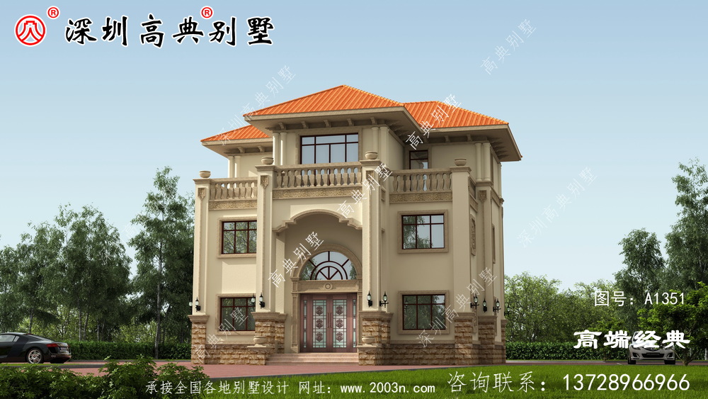 農村二層半小戶型別墅設計圖,建一棟絕對是人生贏家