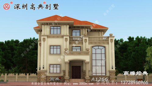 簡單接地氣自建房外觀圖，經濟實用，最適合農村建設。
