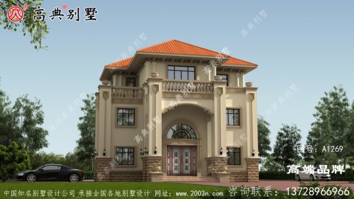 農(nóng)村建造三層歐式別墅,簡直令人羨慕