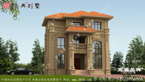 經(jīng)典歐式石材三層別墅又是多少人的向往呢？