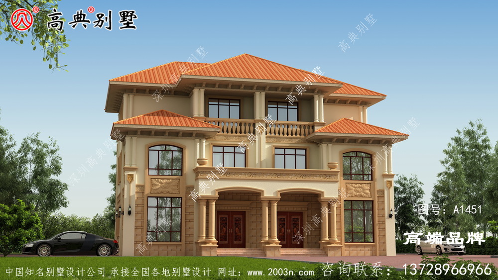 室內布局舒適合理,該別墅占地面積適中