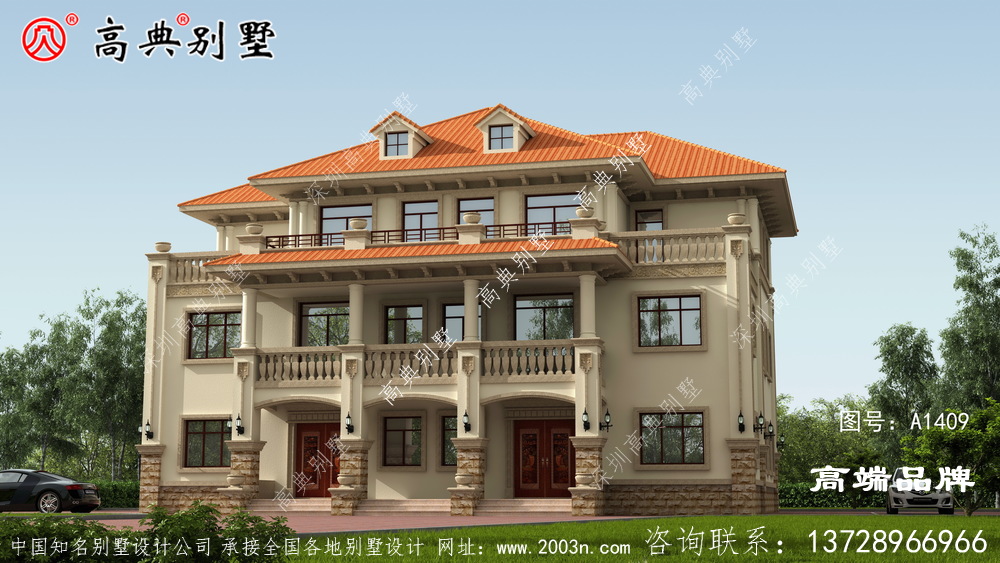 農村建雙拼別墅,簡單大方,讓人過目難忘