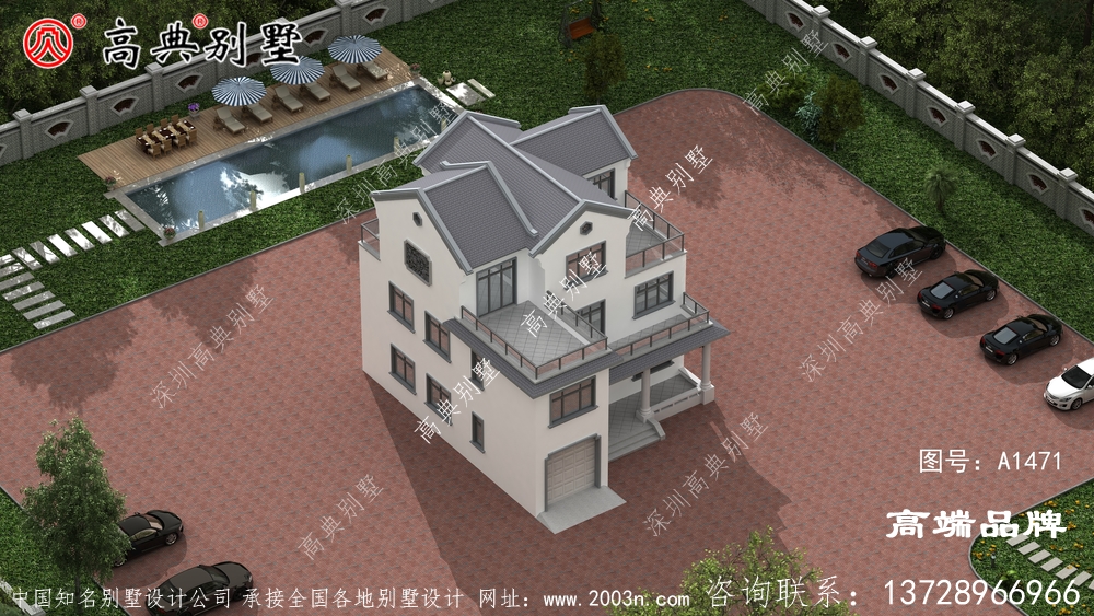 以中式風格為主配合田園要素,色彩組合豐富