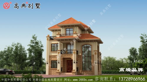 農村自建三層別墅，效果比城市