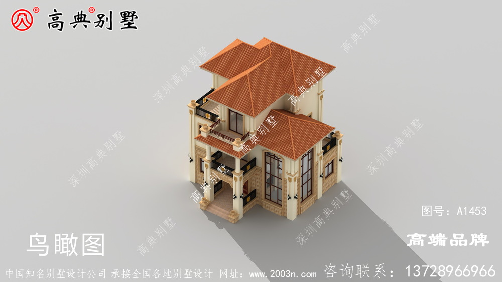 農村自建三層別墅，效果比城市商品房好得多