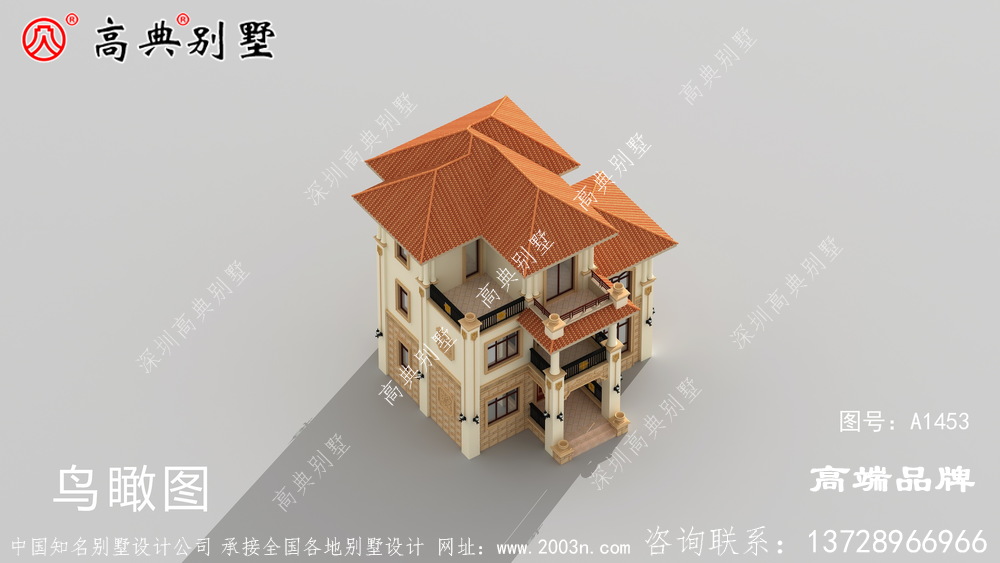 農村自建三層別墅，效果比城市商品房好得多