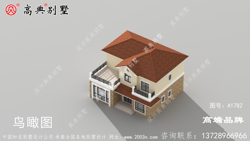 農(nóng)村二層別墅設(shè)計(jì)圖,家中人少的適合建!