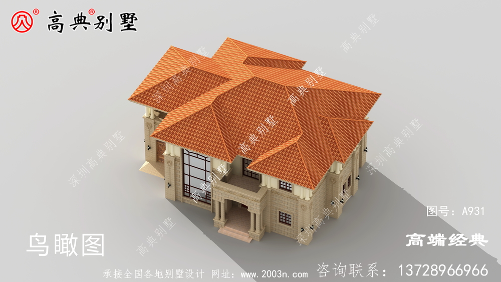 這款歐式兩層別墅,看看你們喜歡嗎?