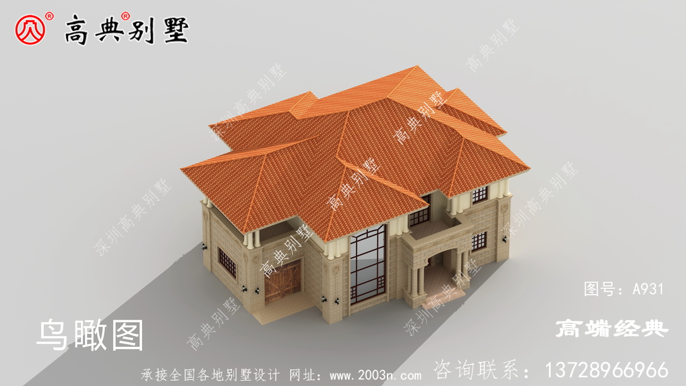 這款歐式兩層別墅,看看你們喜歡嗎?