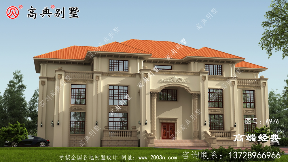 歐式自建別墅,精致時尚,建在老家最合適不過了。