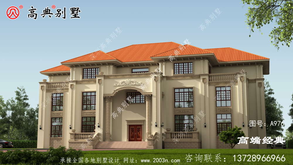 歐式自建別墅,精致時尚,建在老家最合適不過了。